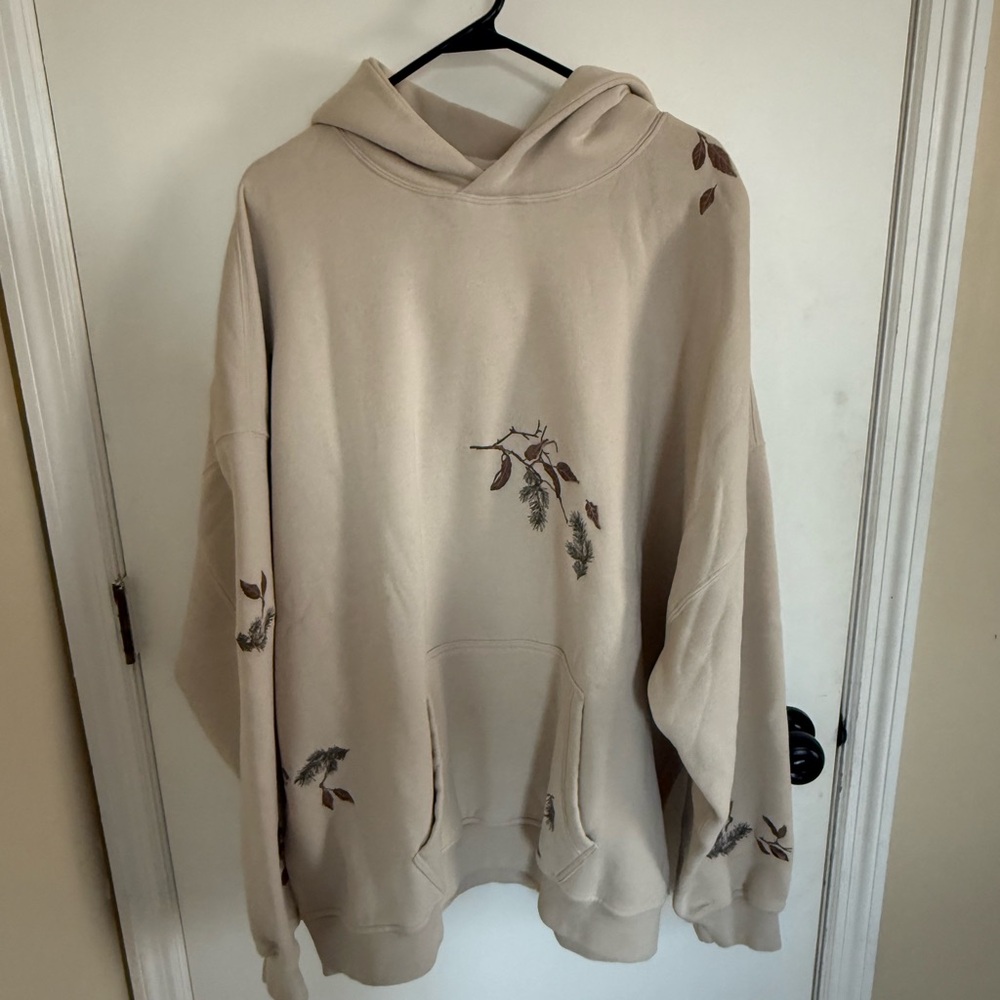 Abercrombie & Fitch Cream Soft Essentials Hoodie